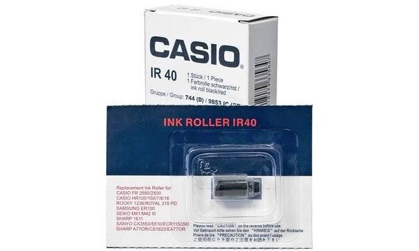 Casio Farbrolle IR40 Original 744 Passend für Geräte des Herstellers: Casio Schwarz 1 St.