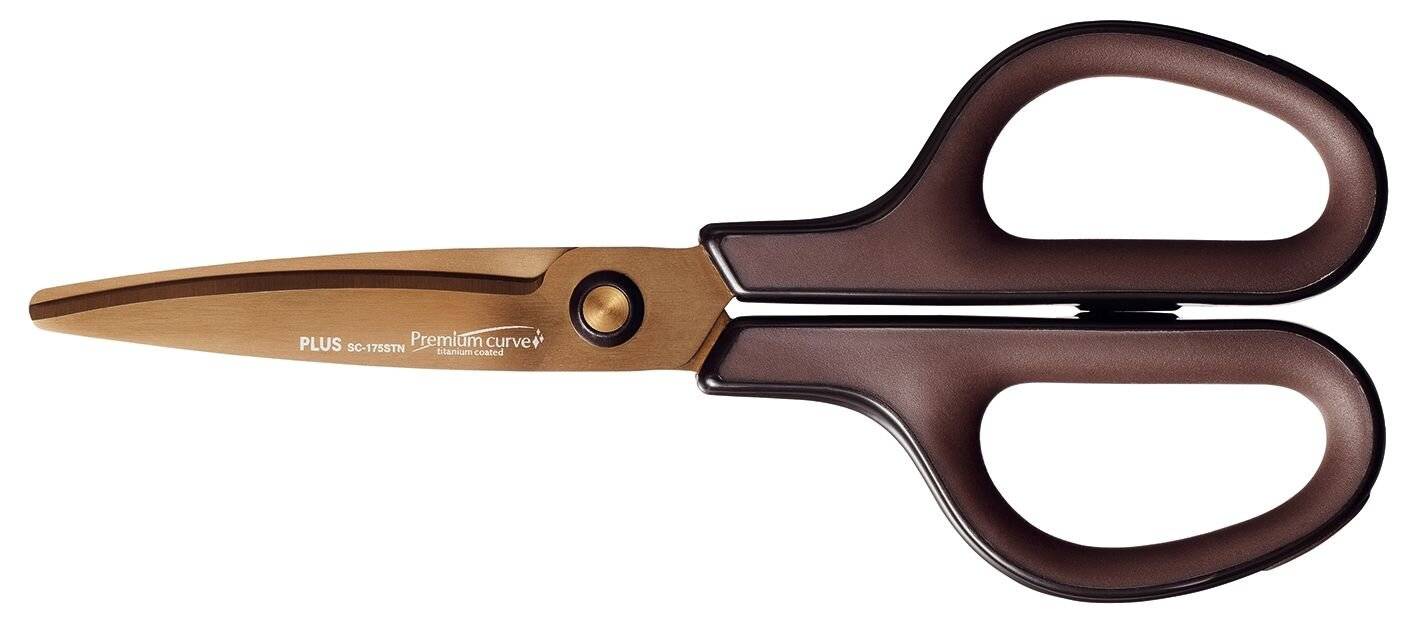 Schere Fitcut Curve - Premium Titanium, 17,5 cm,