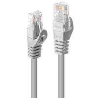 LINDY 48402 RJ45 Netzwerkkabel, Patchkabel CAT 5e U/UTP 2.00 m Grau 1 St.