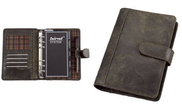 BIND - Terminplaner Manager A6 Leder