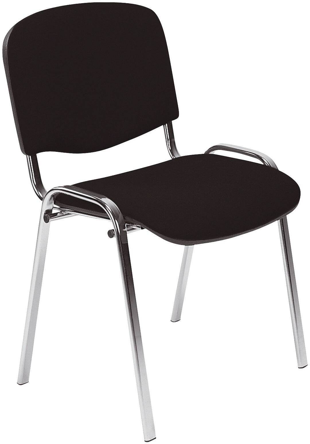 Nowy Styl Besucherstuhl ISO CR - ohne Armlehnen, schwarz