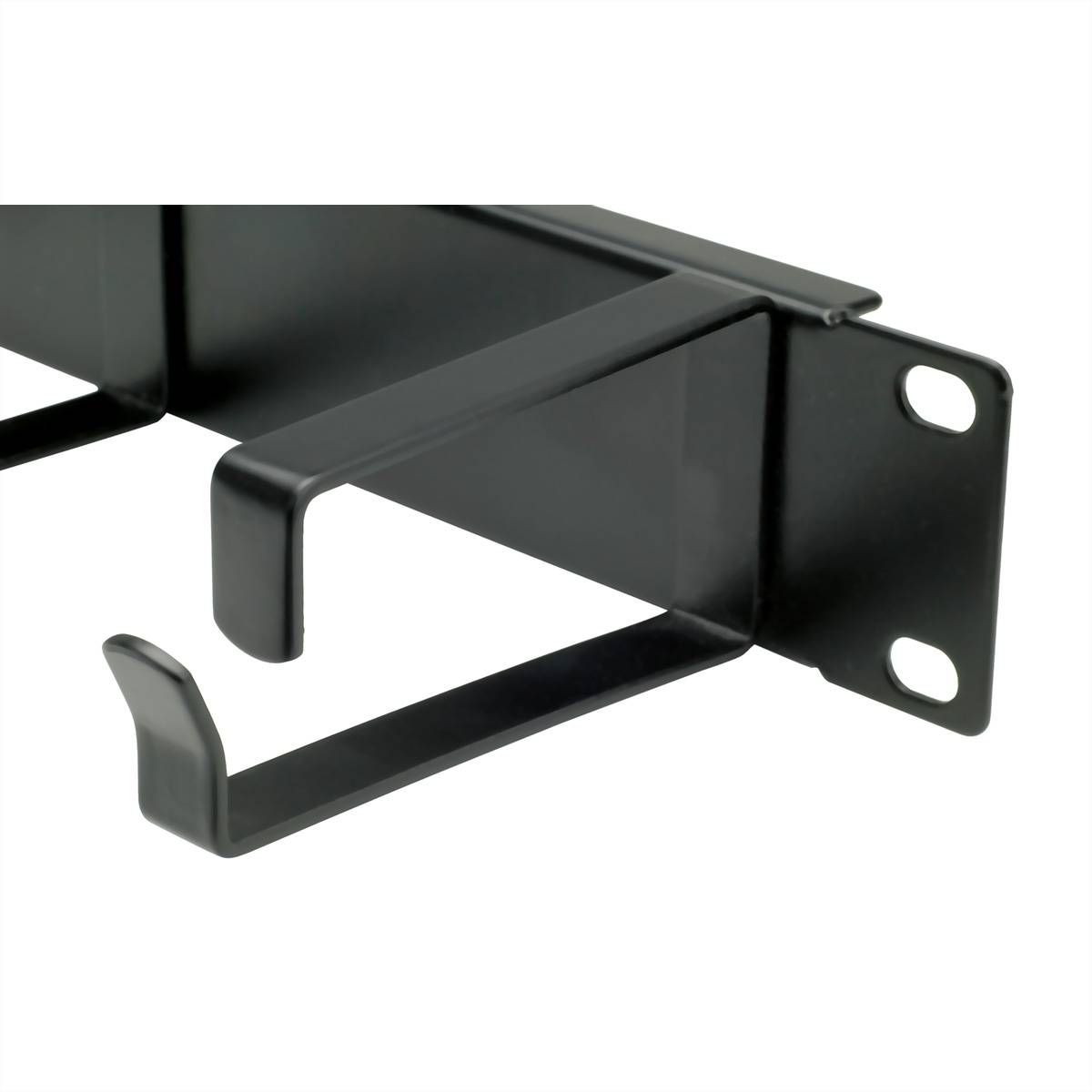 Value 26.99.0310 19 Zoll Netzwerkschrank-Frontblende 1 HE Schwarz (RAL 9005)