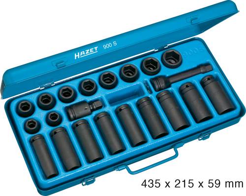 Hazet Kraft-Steckschlüsseleinsatz-Set 1/2  (12.5 mm) 23teilig 900S