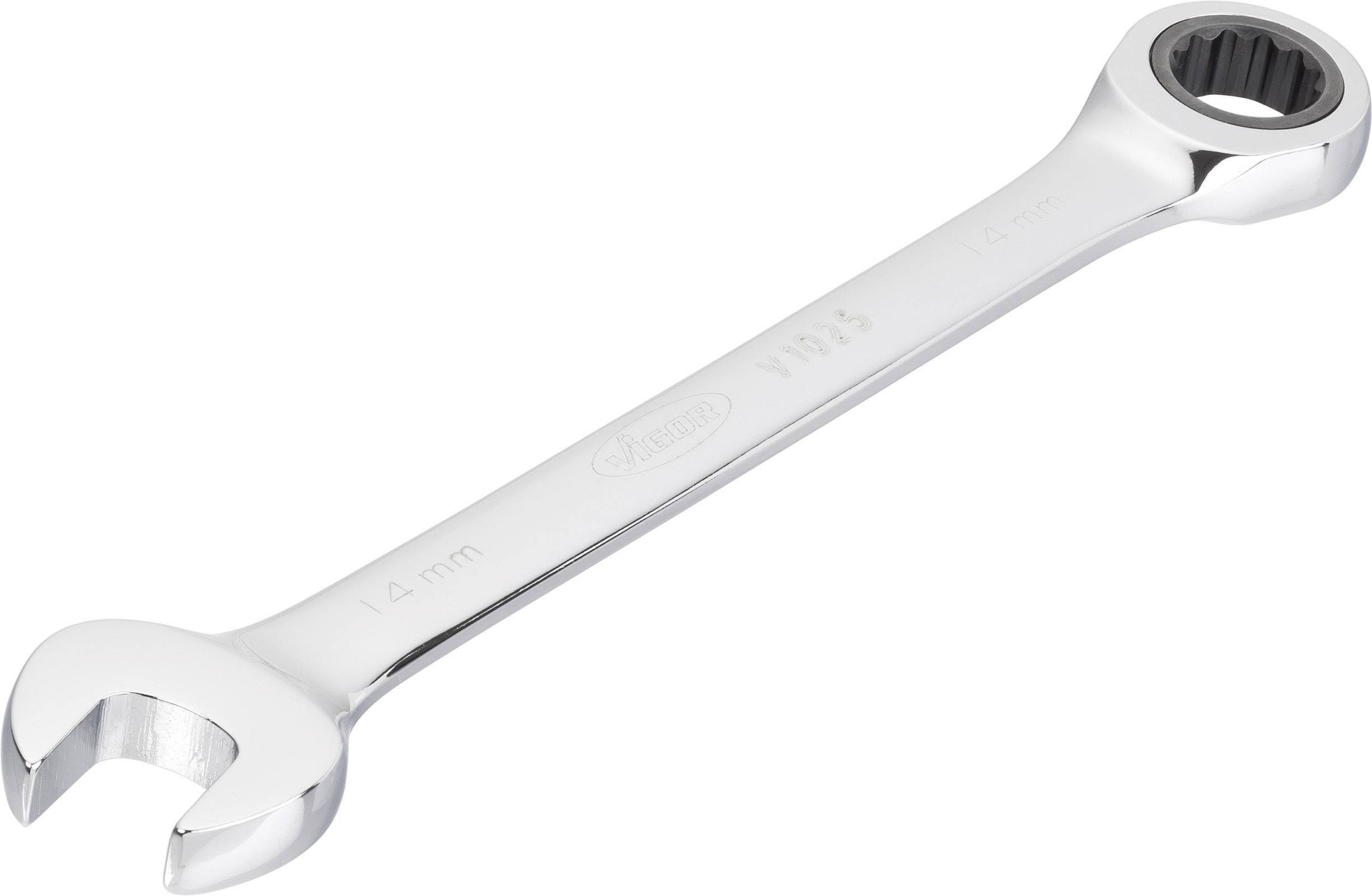 Vigor V1030 Knarren-Ring-Maulschlüssel Schlüsselweite (Metrisch) 19mm