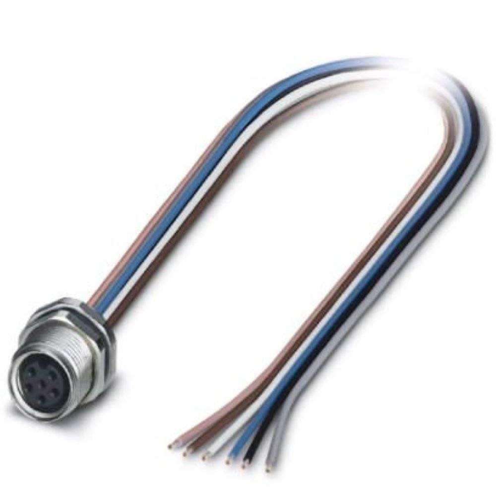 Phoenix Contact 1456103 Sensor-/Aktor-Einbausteckverbinder M8 Buchse, Einbau 0.50 m Polzahl Sensoren: 6 1 St.