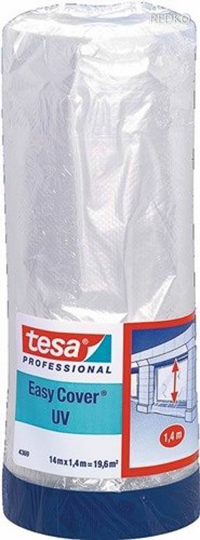 tesa 04369-00010-02 Abdeckfolie tesa Easy Cover® 4369 Transparent (L x B) 14 m x 1.4 m 1 St.