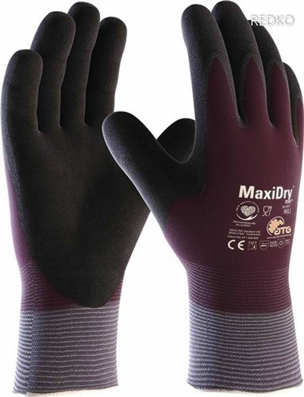 Kälteschutzhandschuh MaxiDry® Zero 56-4 / 51 Gr.10 lila/schwarz EN 388,511 Kat.II / NW-Nr. 4702000240