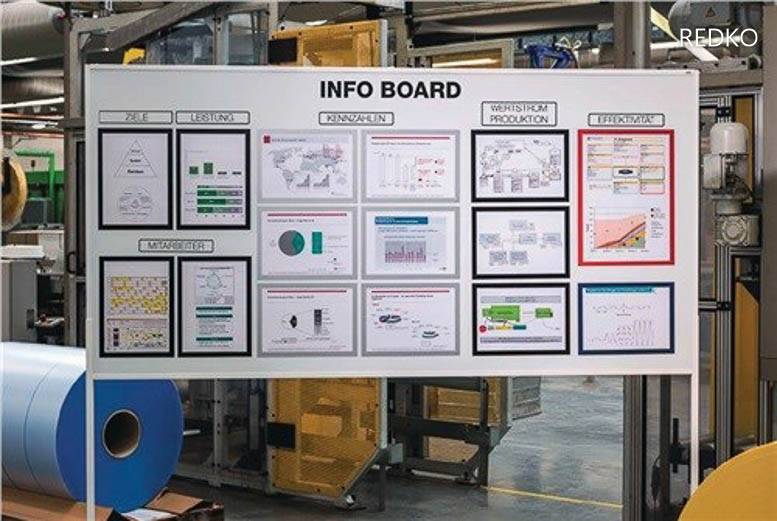 DURABLE Magnet-Rahmen DURAFRAME MAGNETIC, DIN A4, silber (9486923)