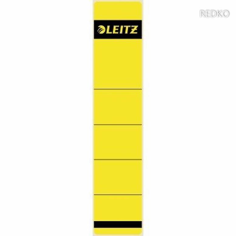Leitz Ordneretikett 16430015 kurz/schma / l Papier ge 10 St./Pack.