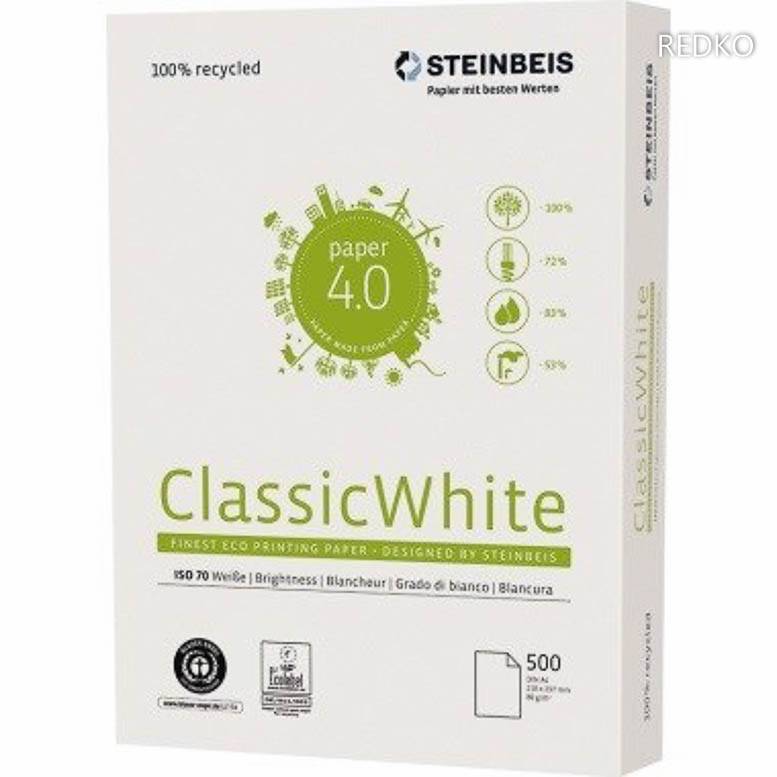 Steinbeis Kopierpapier ClassicWhite 521 / 608019002 DIN A3 500 Bl./Pack.