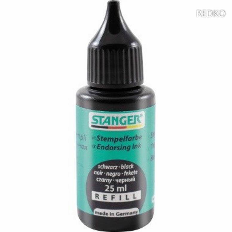 STANGER Stempelfarbe 01800902 ohne Öl 2 / 5ml schwarz
