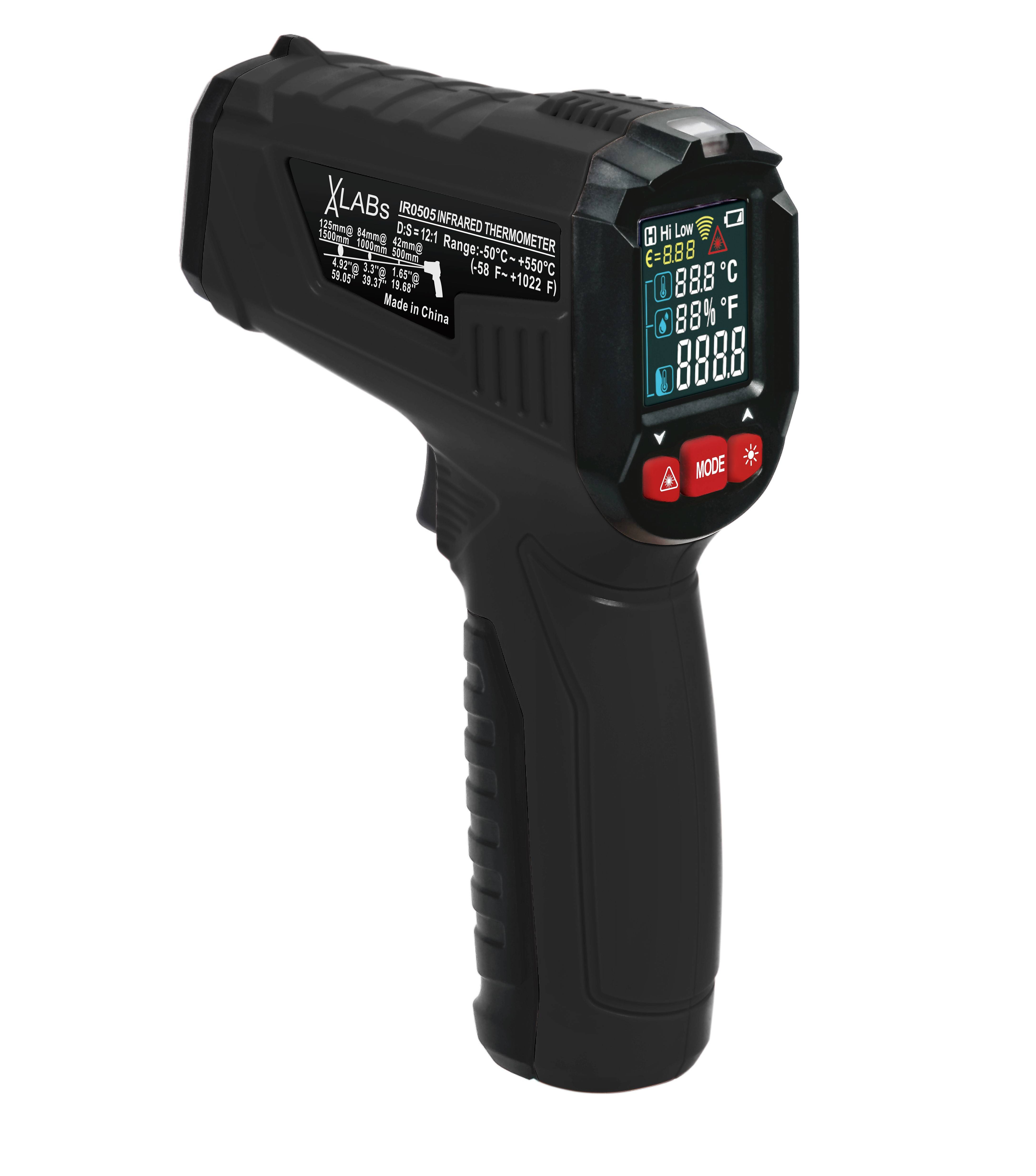 Infrarot-Thermometer, -50 bis +550 °C