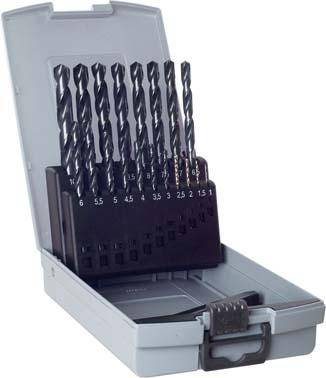 Spiralbohrer-Set DIN338 HSS geschliffen Typ N 1-13mm GÜHRING