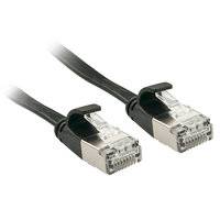 LINDY 47482 RJ45 Patchkabel CAT 6a U/FTP 2.00m Schwarz mit Rastnasenschutz 1St.