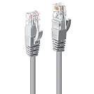 LINDY 48007 RJ45 Netzwerkkabel, Patchkabel CAT 6 U/UTP 10.00 m Grau 1 St.