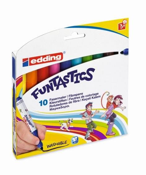 Fasermaler edding 14 Funtastics ca. 3mm VE=10 Farben