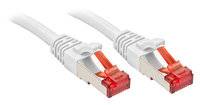 LINDY 47792 RJ45 Netzwerkkabel, Patchkabel CAT 6 S/FTP 1.00 m Weiß 1 St.