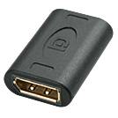 LINDY 41020 DisplayPort Adapter [1x DisplayPort Buchse - 1x DisplayPort Buchse] Schwarz