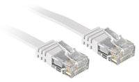 LINDY 47502 RJ45 Netzwerkkabel, Patchkabel CAT 6 U/UTP 2.00 m Weiß mit Rastnasenschutz 1 St.