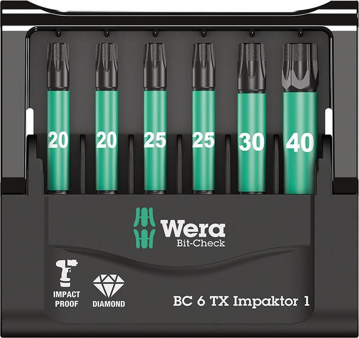 Bit-Satz Bit-Check 6 TX Impaktor 1 Wera