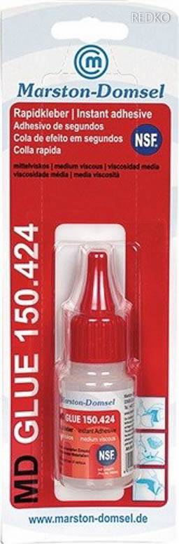 Rapidkleber MD GLUE 150.424 20g NSF P1farblos Flasche MARSTON