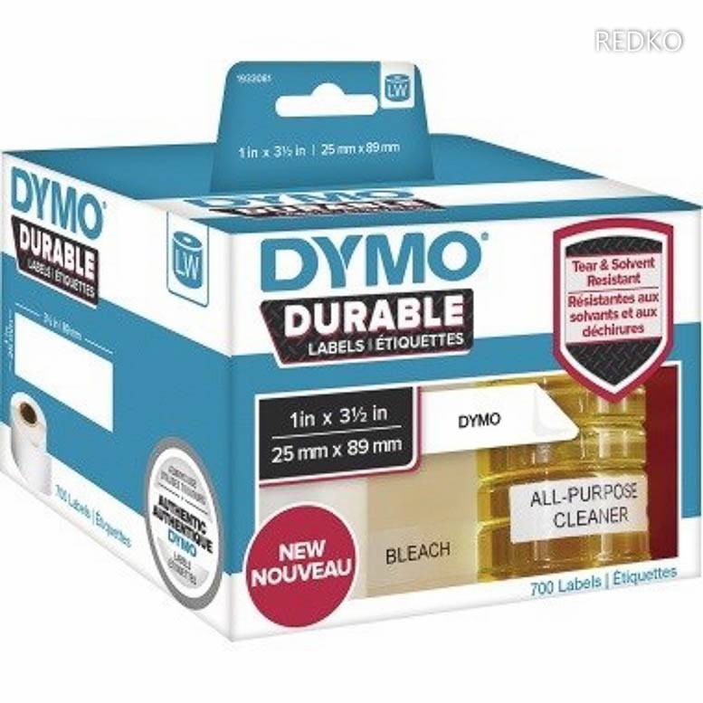 DYMO Thermoetikett 1933081 25x89mm ws 2 / x350 St./Pack.