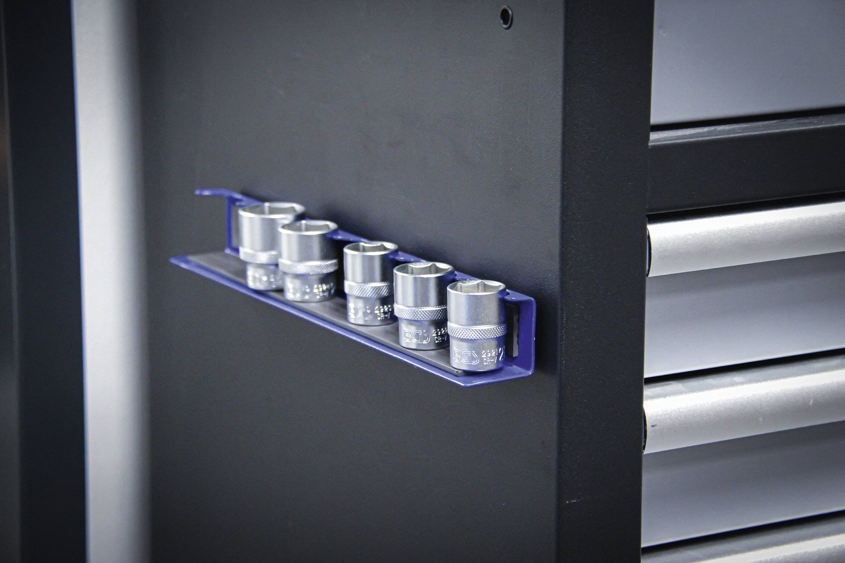 Halteschiene für Steckschlüssel-Einsätze magnetisch für Antrieb 12,5 mm (1/2")