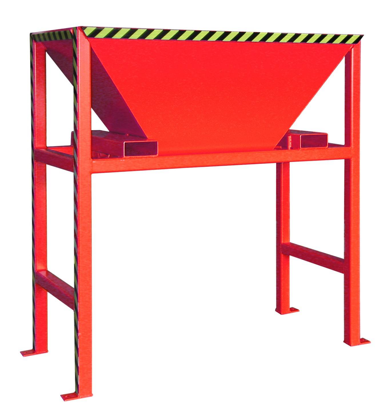 Befülltrichter BTS, lackiert, Feuerrot