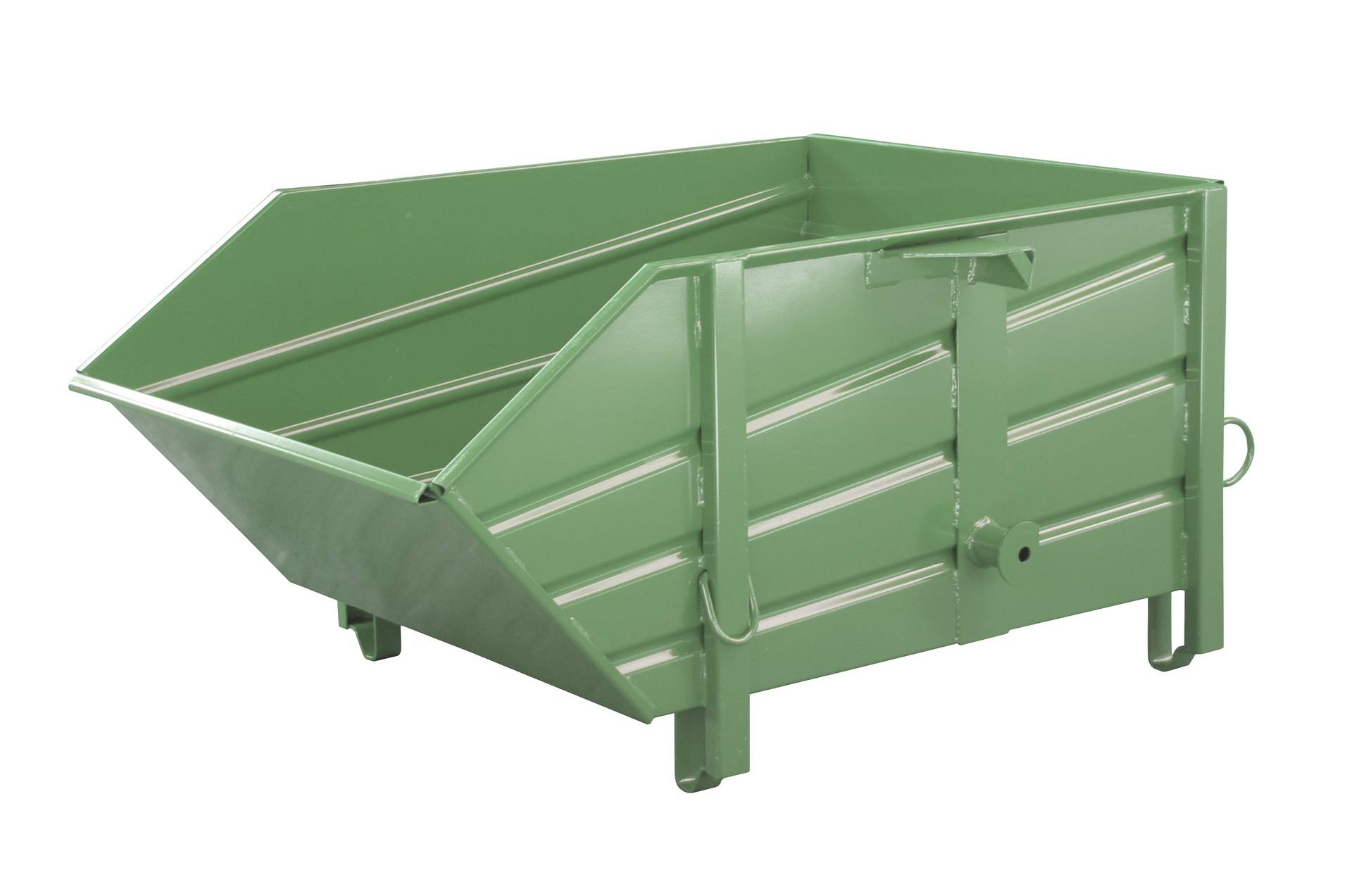 Baustoffbehälter BBP 100, lackiert, Resedagrün