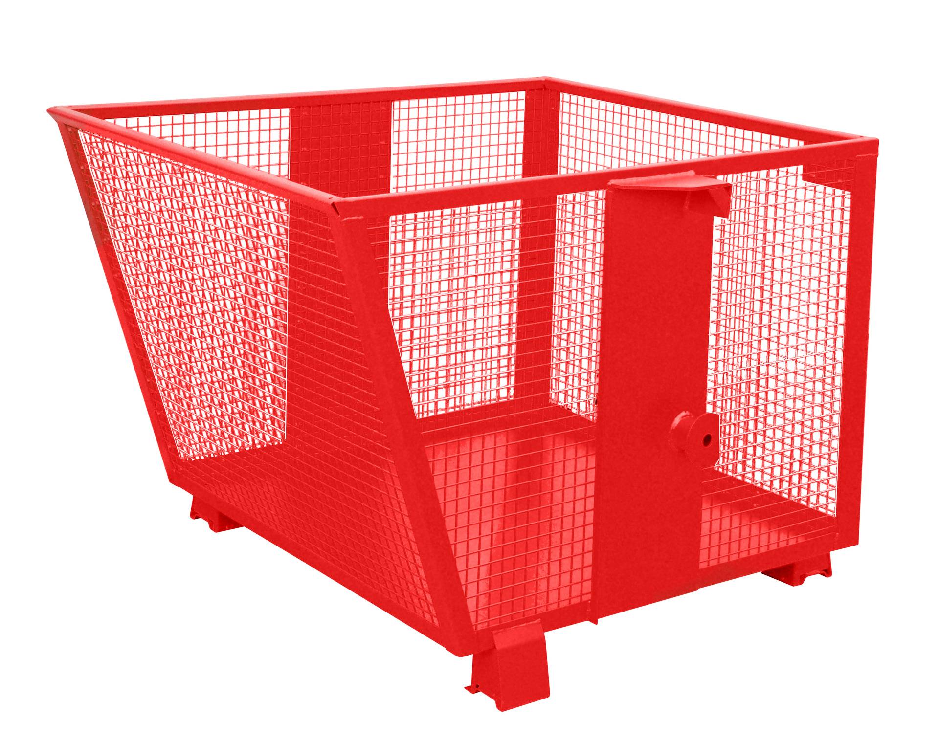 Gitterbehälter BSK-G 90, lackiert, Feuerrot