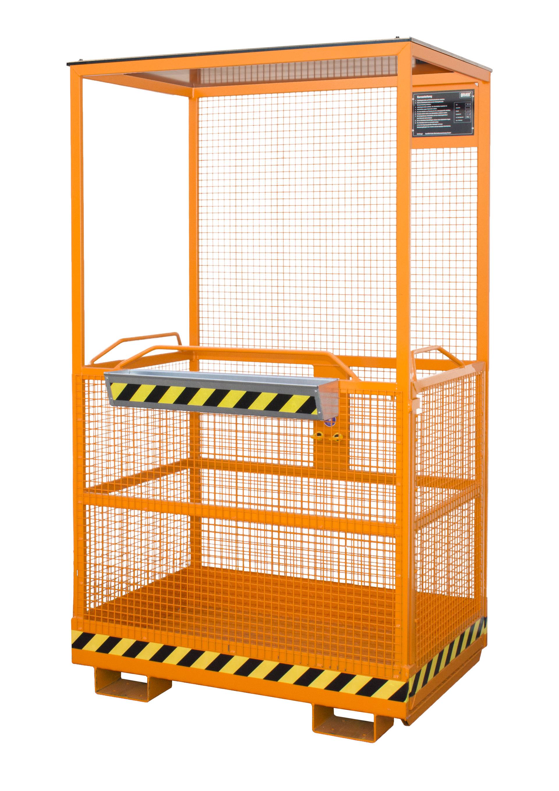 Arbeitsbühne MB-A/D, lackiert, Gelborange