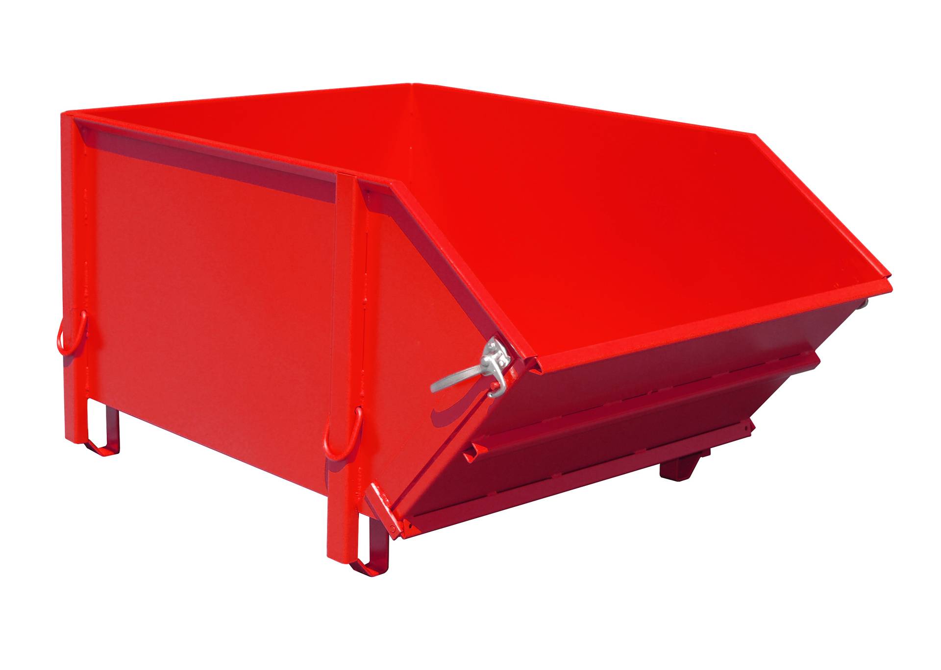 Baustoffbehälter BBK 100, lackiert, Feuerrot