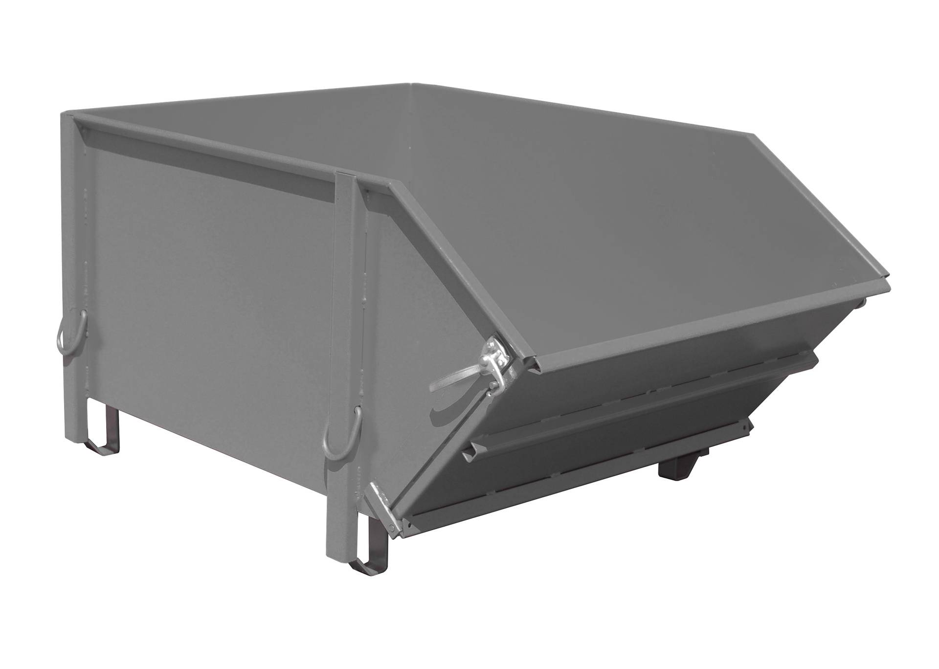 Baustoffbehälter BBK 100, lackiert, Mausgrau