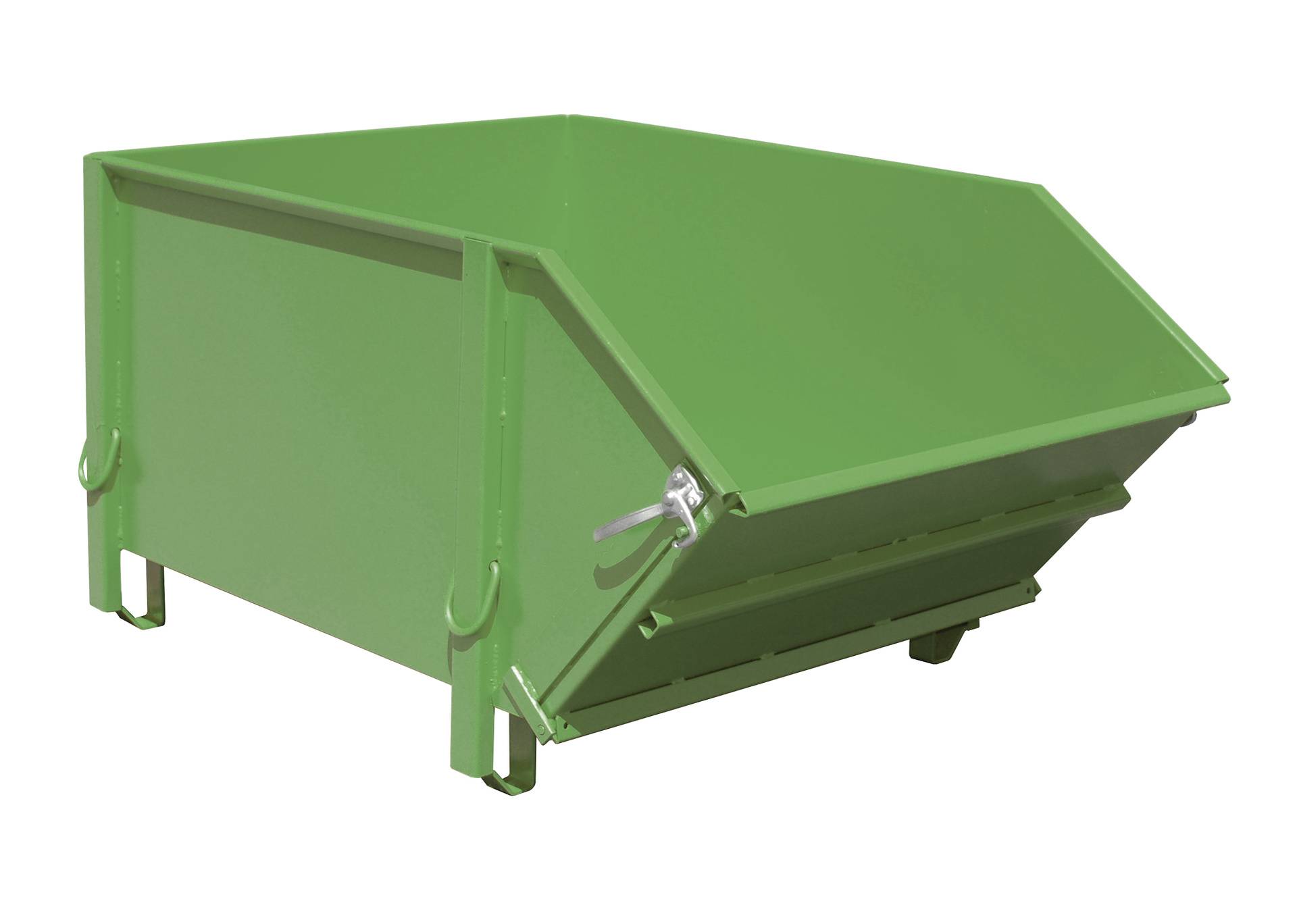 Baustoffbehälter BBK 100, lackiert, Resedagrün