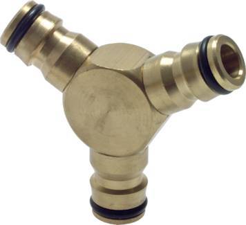 Kupplungsverbinder, 3-Wege, Messing Ausführung:Messing Ausführung 2:3-Wege