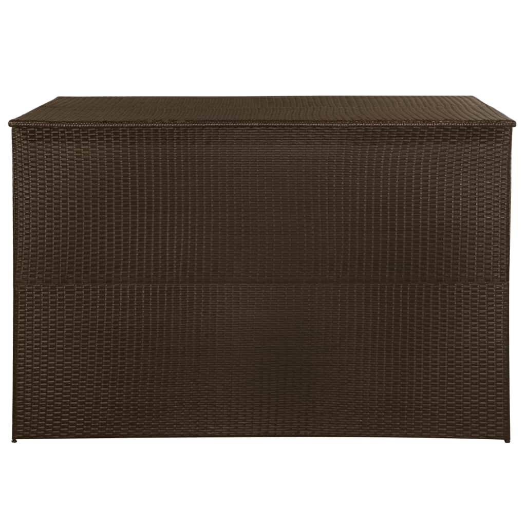 Gartenbox Braun 150×100×100 cm Poly Rattan