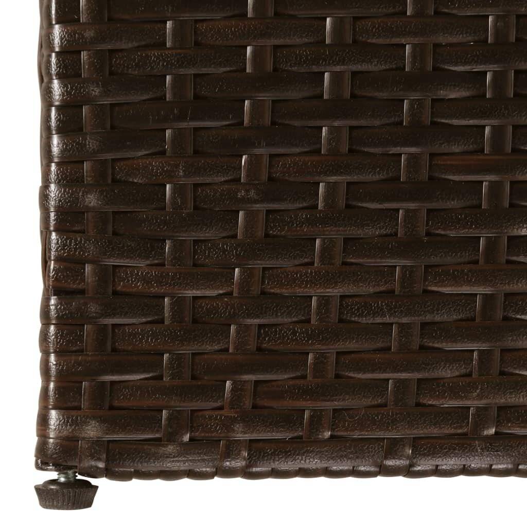Gartenbox Braun 150×100×100 cm Poly Rattan