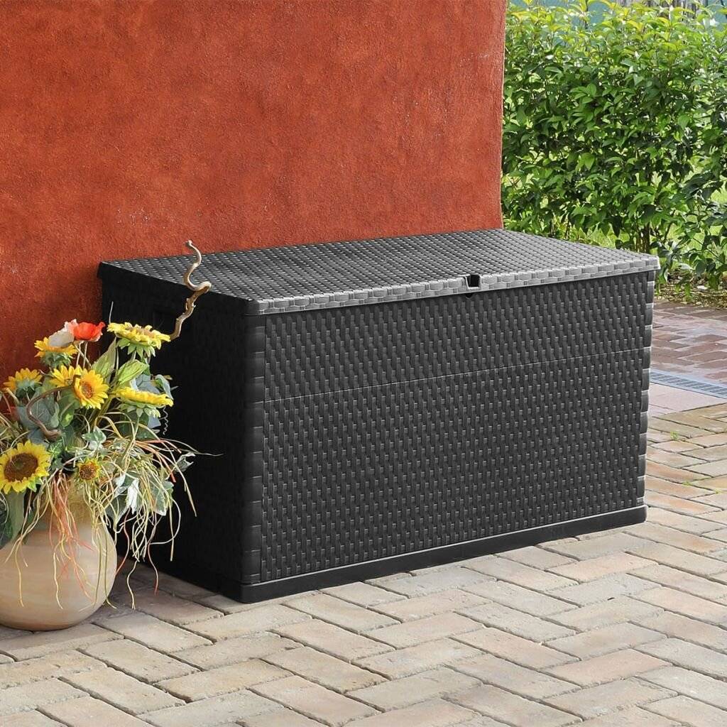 Gartenbox Anthrazit 120×56×63 cm