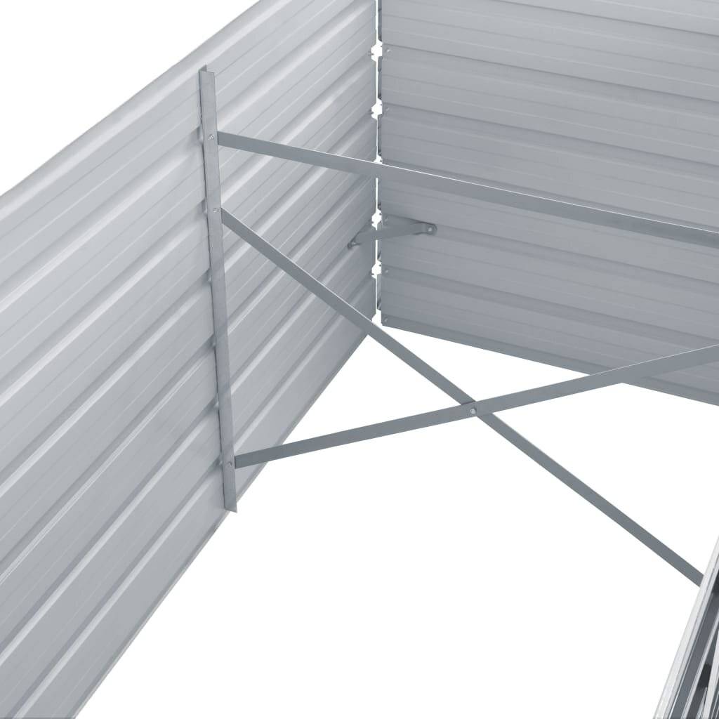 Gartenpflanzen Verzinkter Stahl 240x80x77 cm Grau