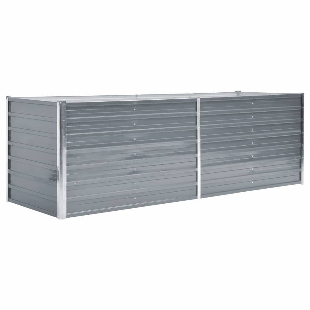 Gartenpflanzen Verzinkter Stahl 240x80x77 cm Grau