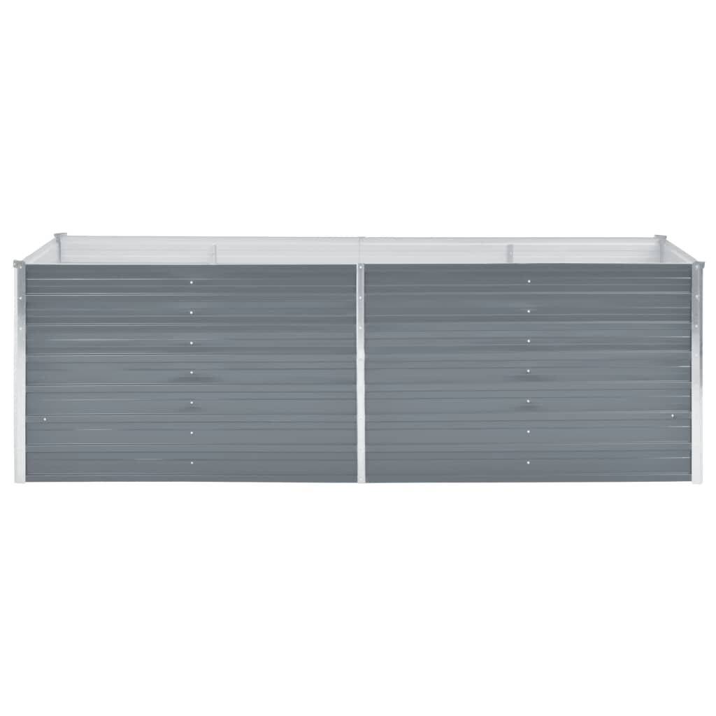 Gartenpflanzen Verzinkter Stahl 240x80x77 cm Grau