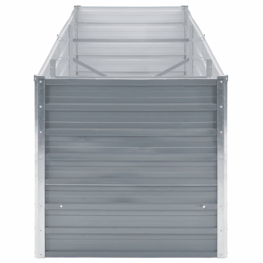 Gartenpflanzen Verzinkter Stahl 240x80x77 cm Grau