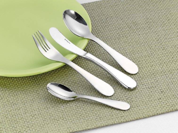 Esmeyer 4-teiliges Kinderbesteck SUNNY, Edelstahl 18/10