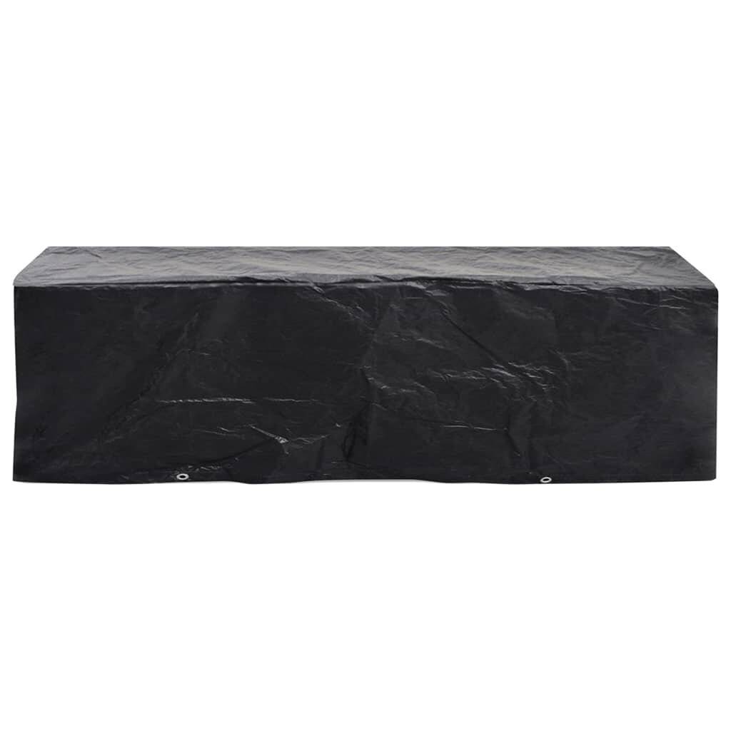 Garten Sonnenliege-Abdeckung 8 Ösen 218x77x55 cm