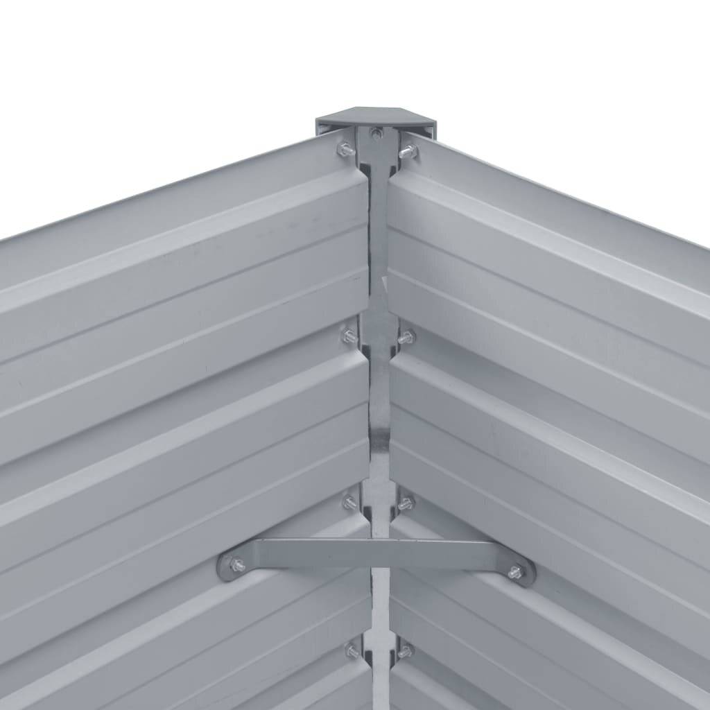 Gartenpflanzen Verzinkter Stahl 100x40x45 cm Grau