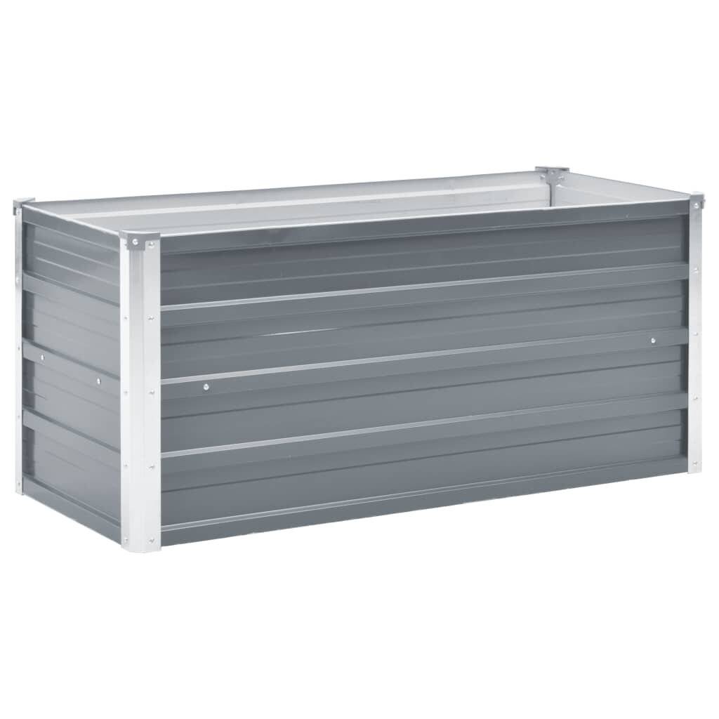 Gartenpflanzen Verzinkter Stahl 100x40x45 cm Grau