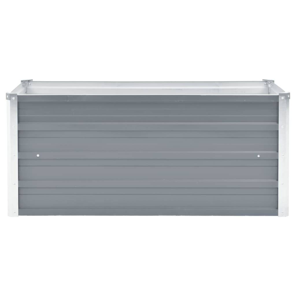 Gartenpflanzen Verzinkter Stahl 100x40x45 cm Grau