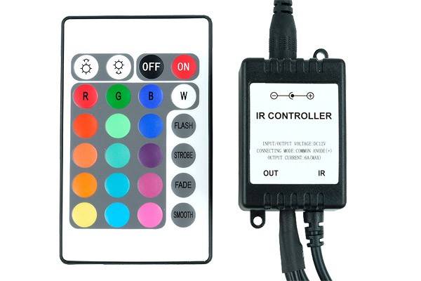 Phobya LED-Flexlight RGB-Controller und Fernbedienung