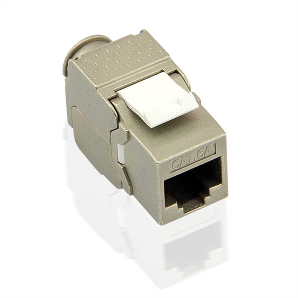 VALUE Kat.6A (Class EA) Keystone, RJ-45, geschirmt, werkzeuglos, SLIM