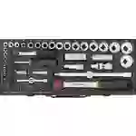 Proxxon Industrial Steckschlüsselsatz metrisch 1/4" (6.3 mm), 1/2" (12.5 mm) 56teilig 23040 Proxxon Industrial Steckschlüsselsatz metrisch 1/4" (6.3 mm), 1/2" (12.5 mm) 56teilig 23040